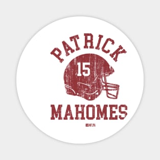 Patrick Mahomes Kansas City Helmet Font Magnet